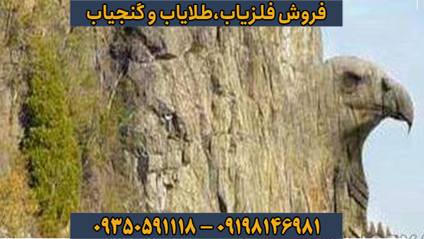 استفاده از فلزیاب برای بررسی اطراف نماد عقاب